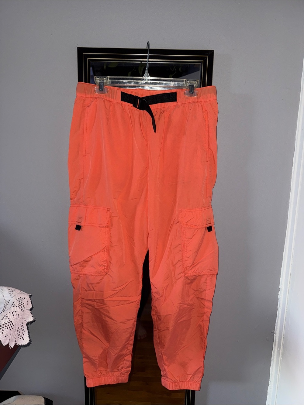 American Eagle Orange Cargo Pants